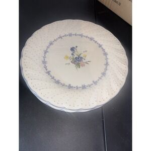 Nikko Blue Peony‎ Blossomtime Dinner Plate Fine Tableware Japan Set Of 4